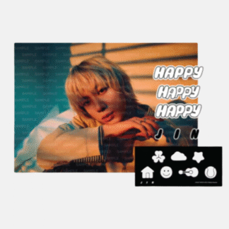 Jin Merch Pop-up POSTER & STICKER SET